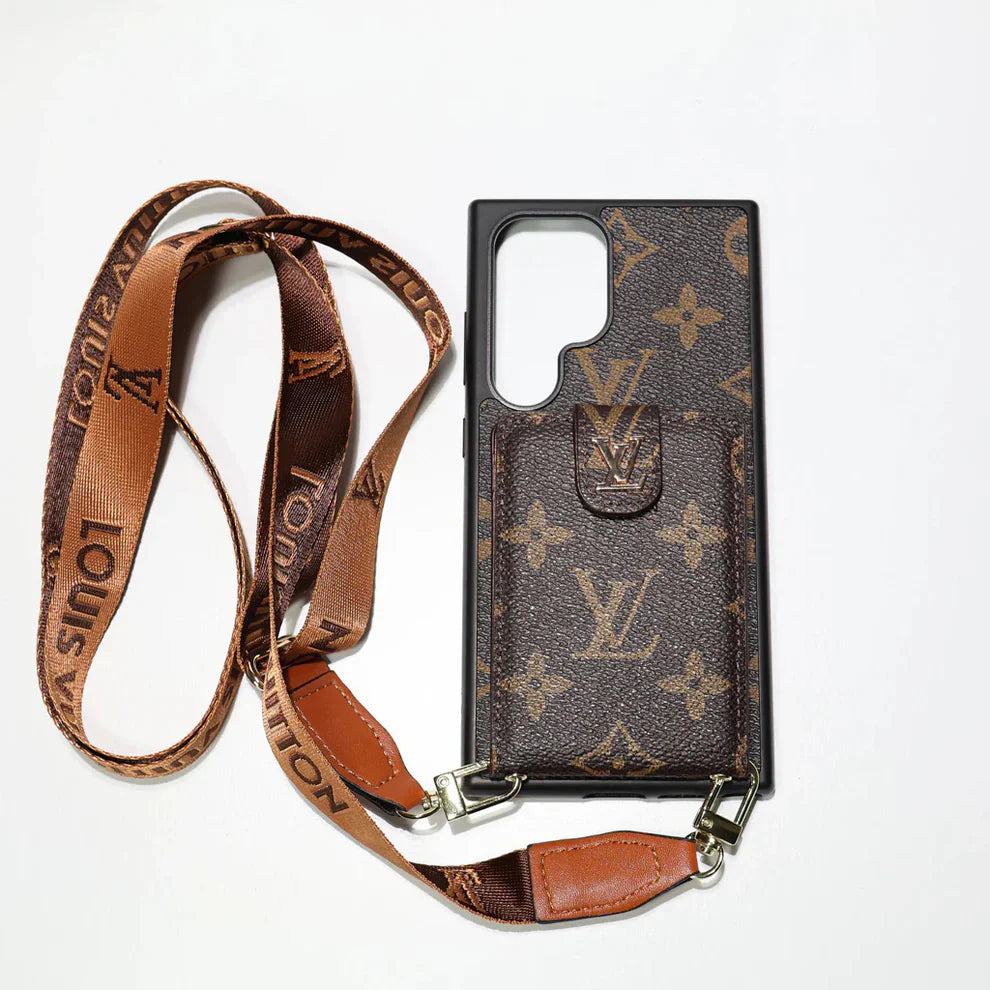 LV Style Crossbody Phone Case forSamsung S25 Ultra-Hands-Free Luxury Fonkayz