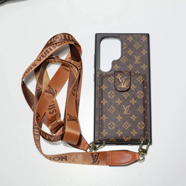 LV Style Crossbody Phone Case forSamsung S25 Ultra-Hands-Free Luxury Fonkayz