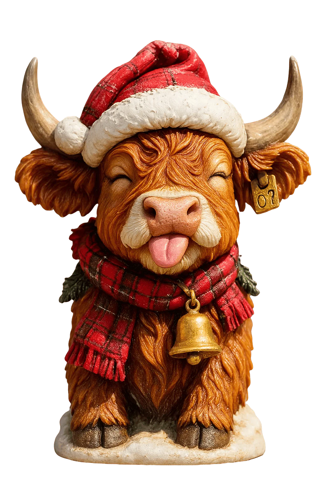 🐮Highland Cow Advent Calendar 2025🎄 - 3D handmade Highland Cow Doll (24 pcs)