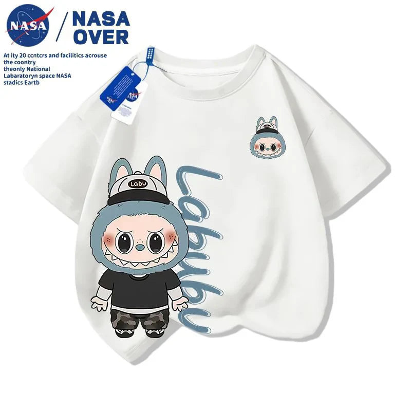 Labubu Dodgers Short Sleeve T-Shirt