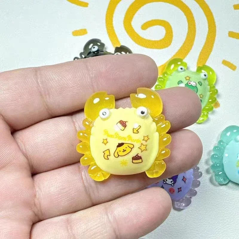 Glow-In-The-Dark Sanrio Crab Charm