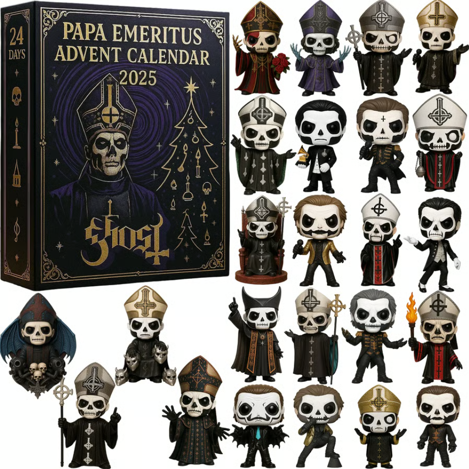 Papa Emeritus Advent Calendar 2025 🎁 24 Gifts Inside!