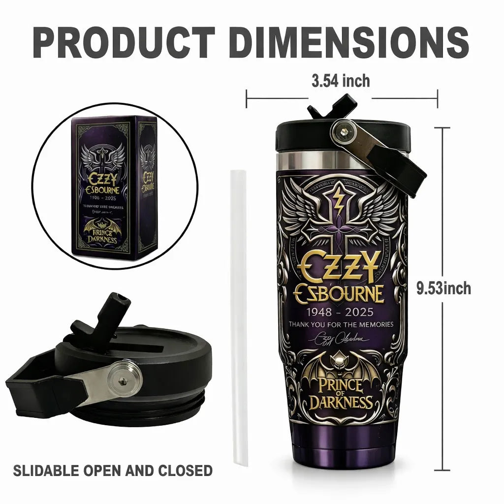 Prince of Darkness Memorial Stanley Tumbler