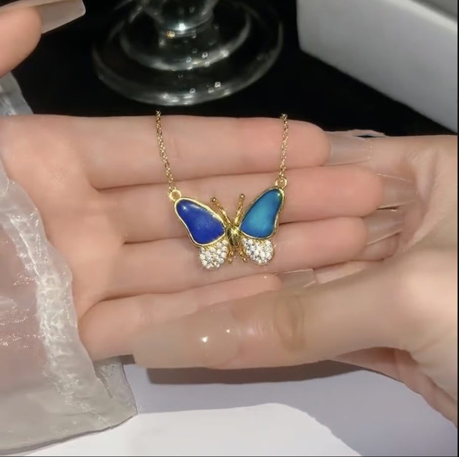 🦋Color Changing Butterfly Necklace