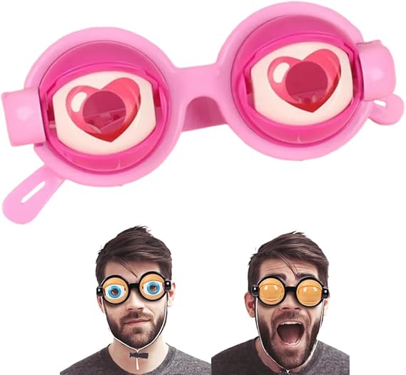 Crazy Eyes Party Glasses 🤪👀 — Funny Googly Eye Gag Toy for Kids & Adults