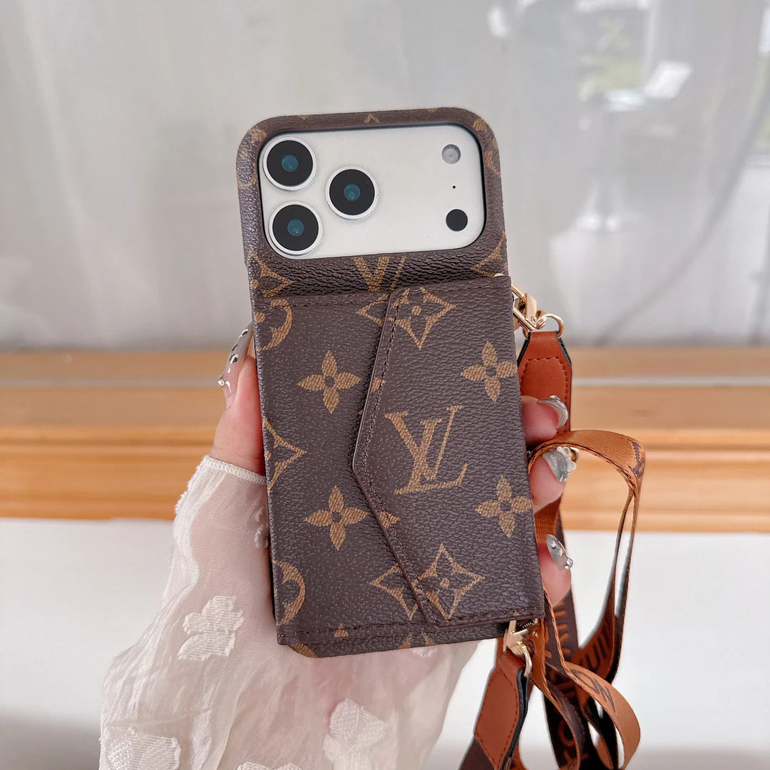 PHONE CASE COMBINED WITH FASHION WALLET AND STRAP