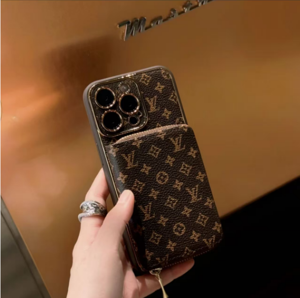 New 2026 luxury leather card holder iPhone case