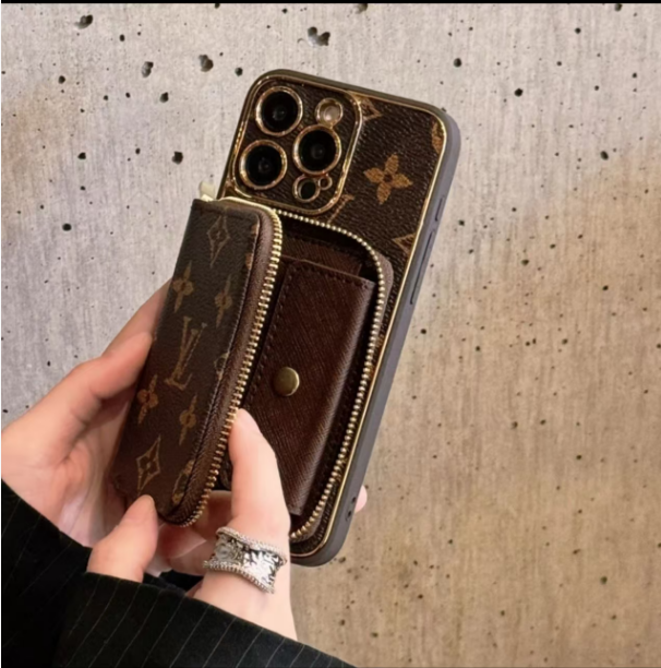 New 2026 luxury leather card holder iPhone case
