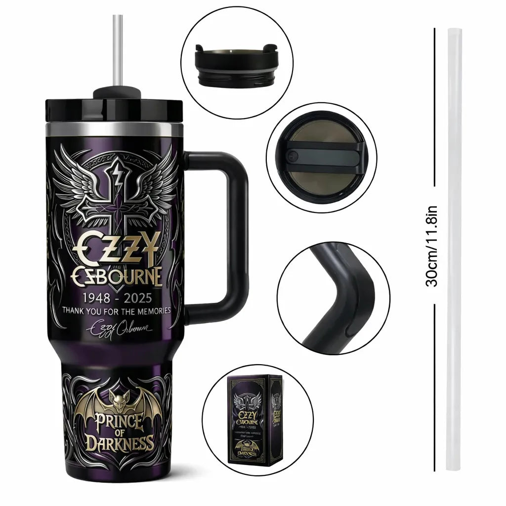 Prince of Darkness Memorial Stanley Tumbler