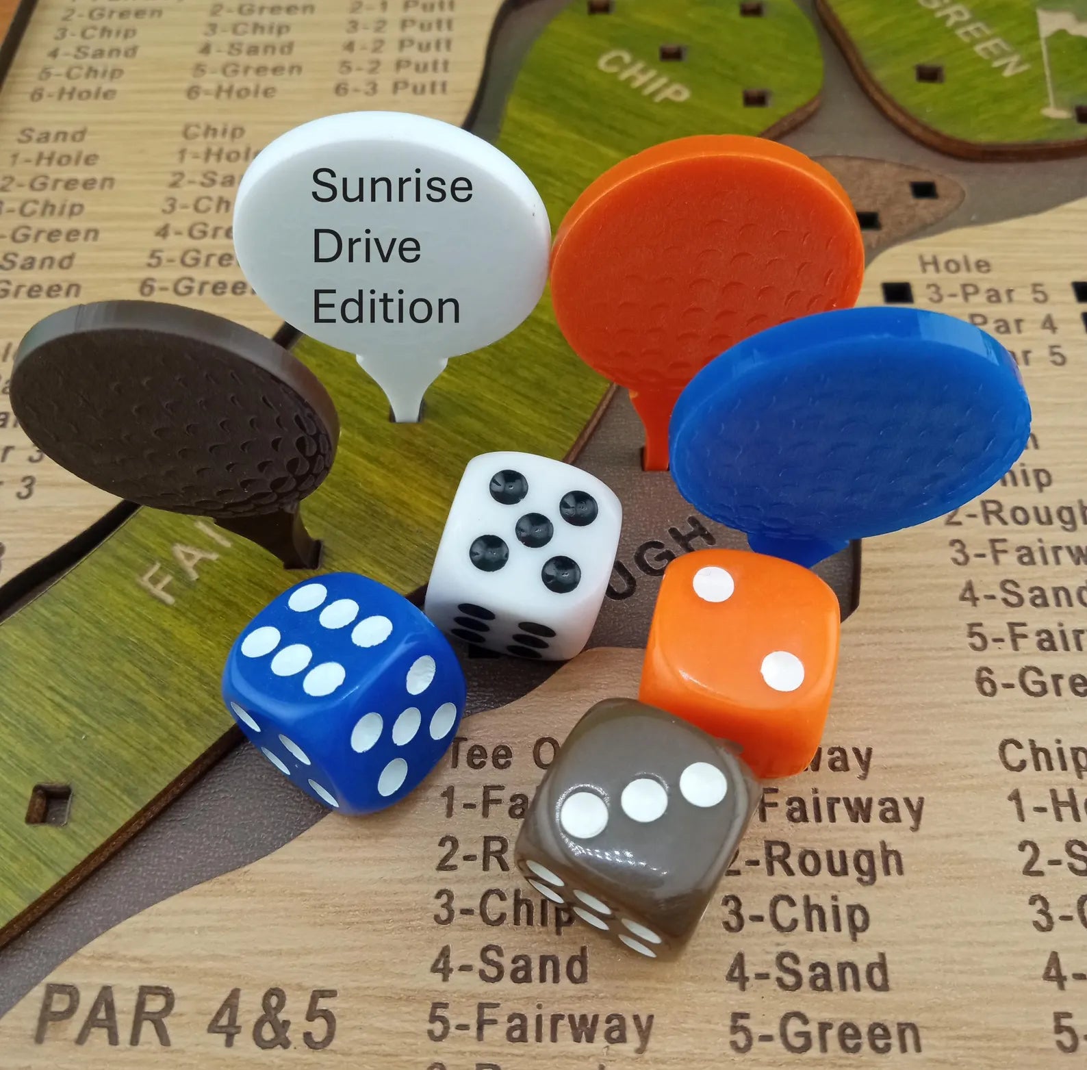 Tabletop Dice Golf Game - The Dice League