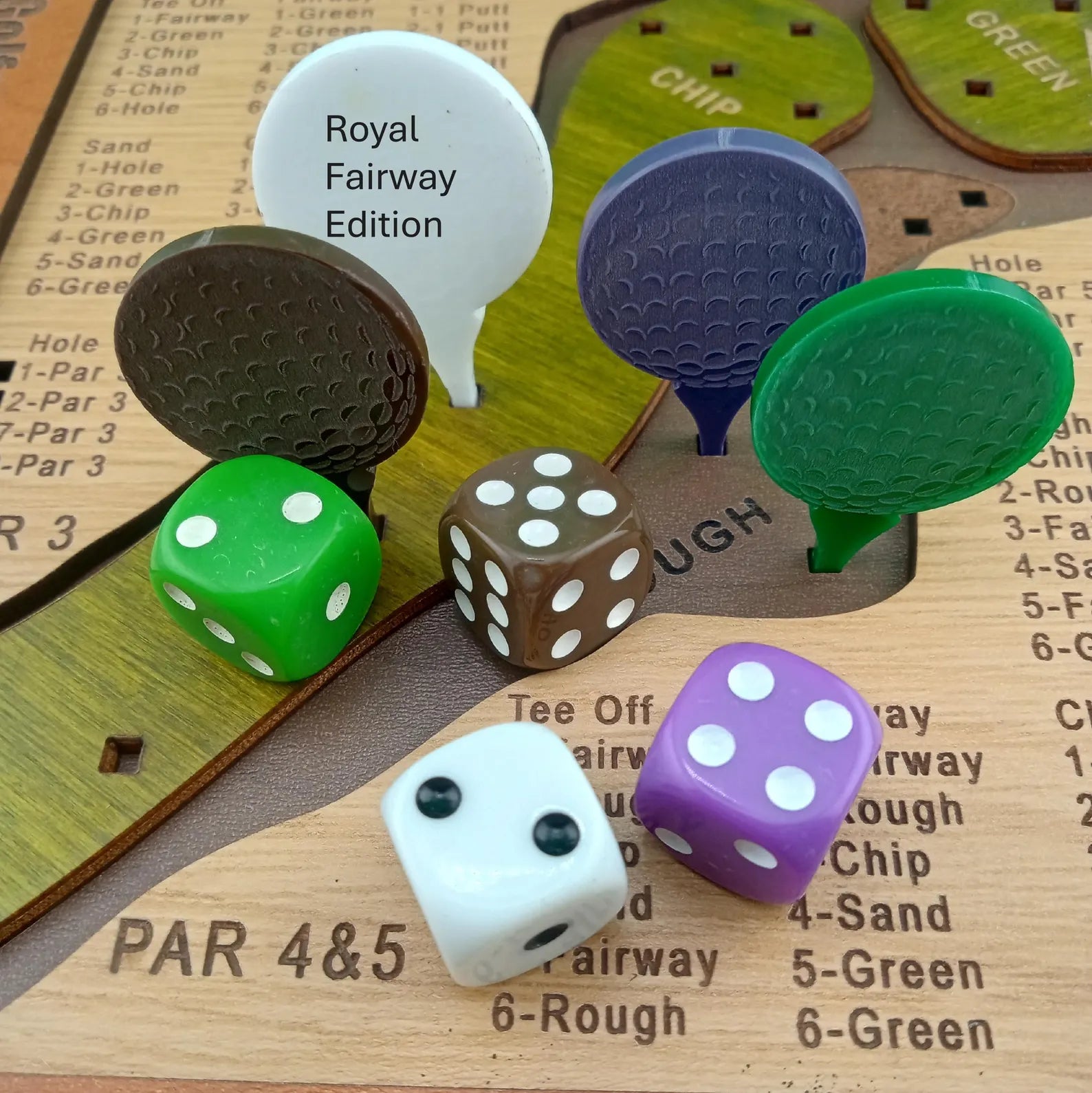 Tabletop Dice Golf Game - The Dice League