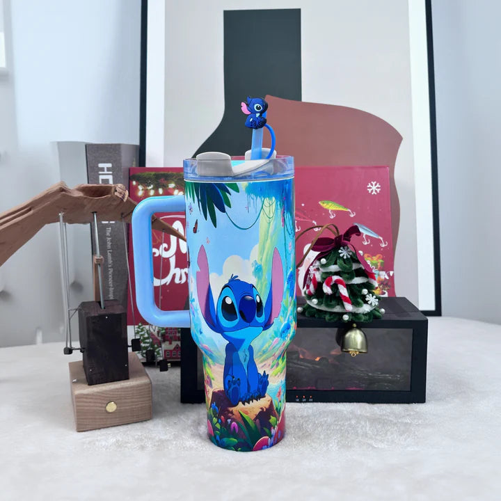 40oz Insulated Tumbler with Handle - Limited Edition Thermos Cup