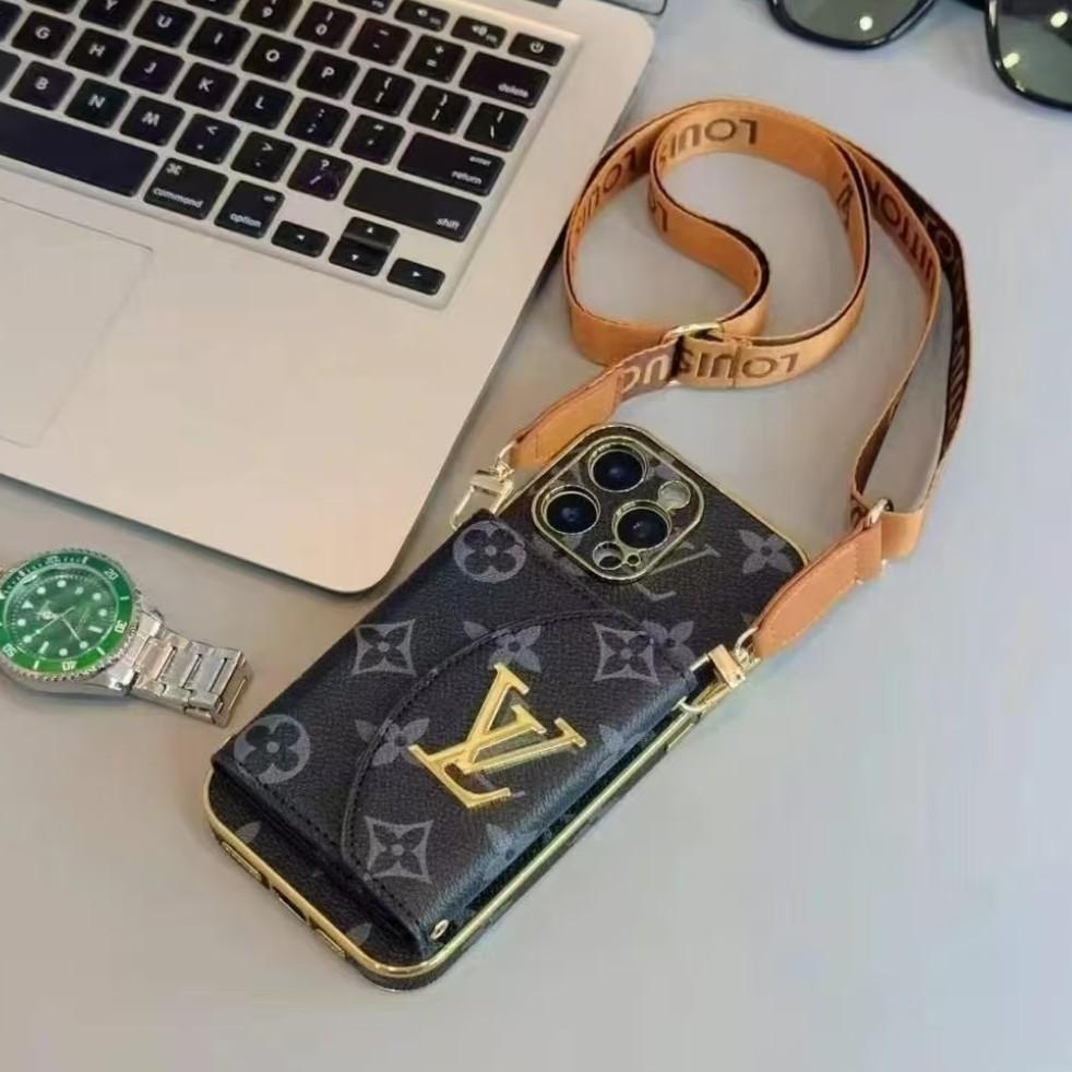 Luxurious leather cardholder-style iPhone case for the New Year