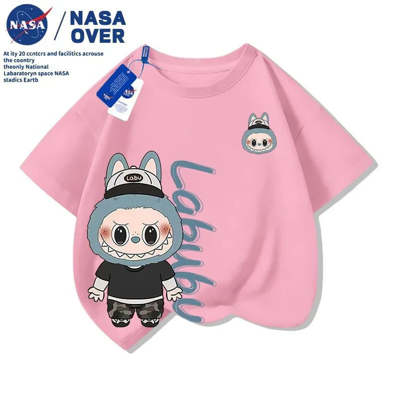 Labubu Dodgers Short Sleeve T-Shirt