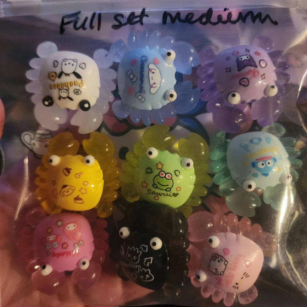 Glow-In-The-Dark Sanrio Crab Charm