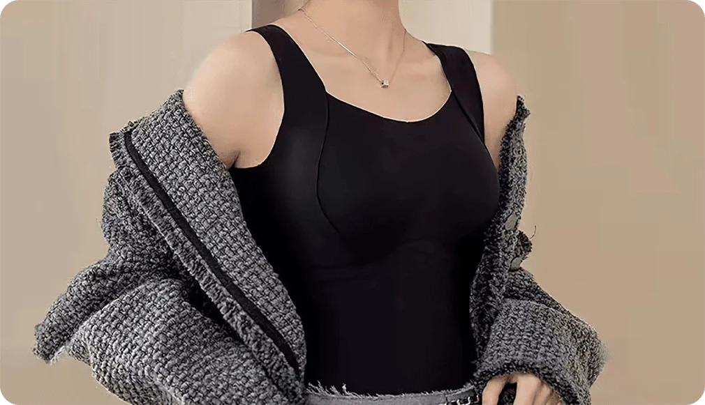 🎉Hot Selling Thickened Warm Tank Top with Shelf Bra